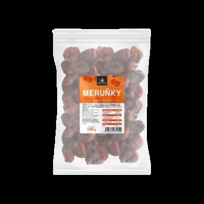Allnature Meruňky sušené nesířené 1000g Allnature Meruňky sušené nesířené 1000g