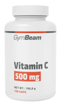 GymBeam Vitamin C 500mg 120 kapslí