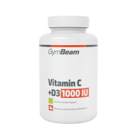 GymBeam Vitamín C+D3 1000IU 90 tablet