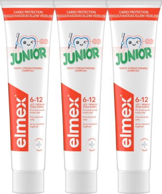 Elmex Zubní pasta Junior 3x 75ml