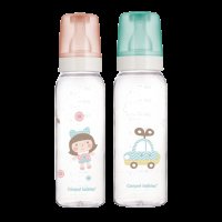 Canpol babies Láhev skleněná s potiskem 240ml