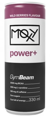 GymBeam Moxy Power+ Energy Drink Wild berries 330ml