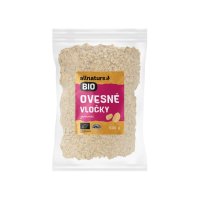 Allnature Ovesné vločky jemné BIO 500g