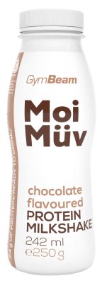 GymBeam MoiMüv Protein Milkshake čokoláda 242ml