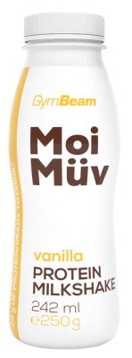 GymBeam MoiMüv Protein Milkshake vanilka 242ml