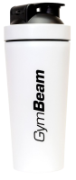 GymBeam Šejkr Steel White 750ml