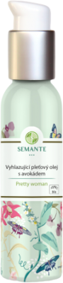 Semante by Naturalis Vyhlazující pleťový olej s avokádem "Pretty woman" BIO 100 ml