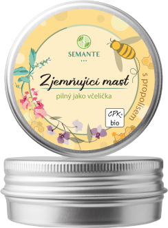 Semante by Naturalis Zjemňující mast s propolisem "Pilný jako včelička" BIO 50 ml