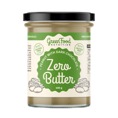 GreenFood Nutrition Zero Butter Arašídový s tmavou čokoládou 350 g