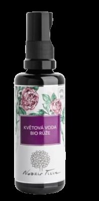 Nobilis Tilia Bio květová růžová voda 200ml sklo