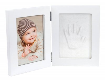 Happy Hands Double frame White Small