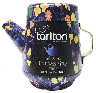 Tarlton Tea Pot Princess Grey Black Tea plech 100 g