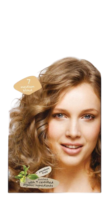 Hairwonder Přírodní dlouhotrvající barva střední blond 7 100ml