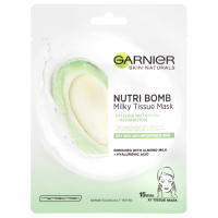 Garnier Skin Naturals Textilní pleťová maska s mandlovým mlékem pro suchou a citlivou pleť 28g