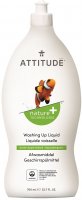 ATTITUDE Prostředek na mytí nádobí, s vůní zeleného jablka a bazalky 700ml