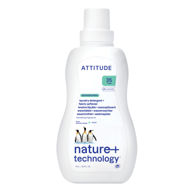 ATTITUDE Prací gel a aviváž (2v1), s vůní Mountain Essentials (35 dávek) 1050ml