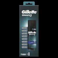 Gillette Mach3 náhradní hlavice 8ks + Mach3 Sensitive gel 200ml Gillette Mach3 náhradní hlavice 8ks + Mach3 Sensitive gel 200ml