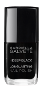 Gabriella Salvete Dlouhotrvající lak na nehty s vysokým leskem Deep Black 11 ml