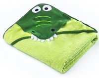 Dětská osuška Sensillo Water Friends 100x100 cm green crocodile