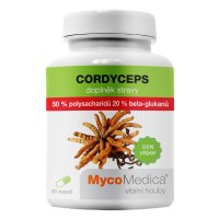 MycoMedica Cordyceps 50% ve vysoké koncentraci 90 kapslí MycoMedica Cordyceps 50% ve vysoké koncentraci 90 kapslí
