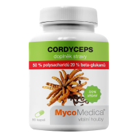MycoMedica Cordyceps 50% ve vysoké koncentraci 90 kapslí