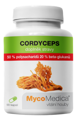 MycoMedica Cordyceps 50% ve vysoké koncentraci 90 kapslí