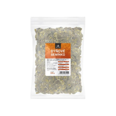 Allnature Dýňové semínko loupané 500g Allnature Dýňové semínko loupané 500g