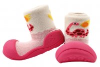 Attipas Dětské Botičky Dinosaur Fuchsia M