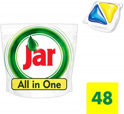 Jar kapsle na nádobí Yellow 48ks