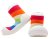 Attipas Dětské Botičky RainBow White XXL