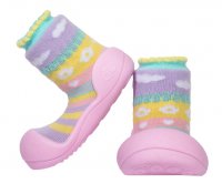 Attipas Dětské Botičky Attibebe Pink L