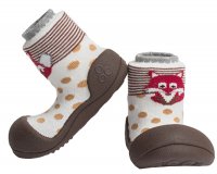 Attipas Dětské Botičky Zoo Brown XL