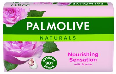 Palmolive mýdlo Naturals Milk & Rose 90g