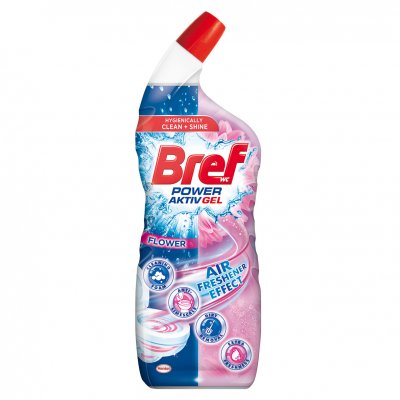 Bref WC čistič Power Aktiv Gel Flower 700 ml