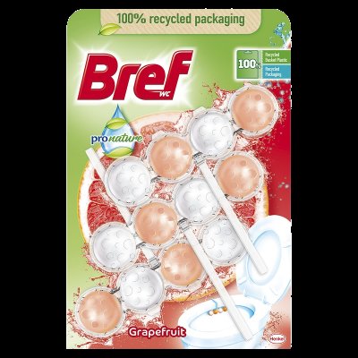 Bref Power Aktiv ProNature WC Blok Grapefruit 3x50g