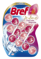 Bref DeLuxe WC Blok Delicate Magnolia 3x50g