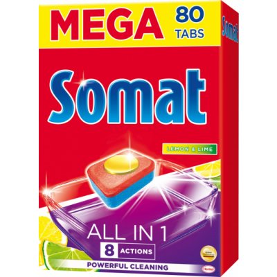 Somat All In One Lemon & Lime tablety do myčky 80ks