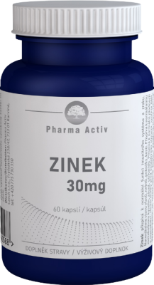 Pharma Activ Zinek 30MG 60kapslí