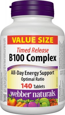 Webber Naturals B100 Complex Timed Release 140 tablet