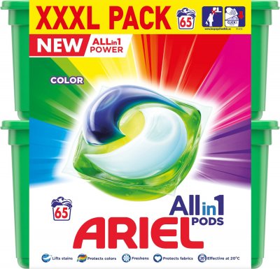 Ariel gelové kapsle Color 65ks