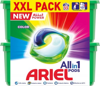 Ariel gelové kapsle Color 55ks