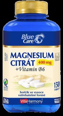 VitaHarmony XXL Magnesium citrát 400mg + Vitamin B6 150tbl