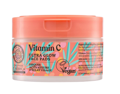 Oblepikha C-Berrica Rakytník - Vitamin C Ultra zářivé vatové tampony 20 ks