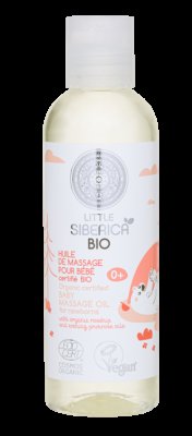 Nature Siberica Little Siberica Organický certifikovaný dětský masážní olej pro novorozence 200ml