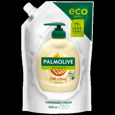 Palmolive Tekuté mýdlo Naturals Milk&Honey refill 500 ml