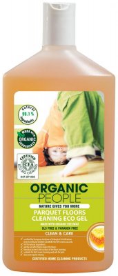 Organic People Eko čistící gel na parkety s organickým včelím voskem 500ml