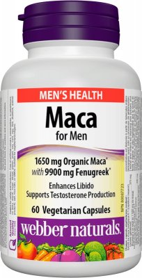 Webber Naturals Maca pro muže 60 kapslí