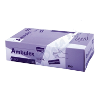 Ambulex Vinyl Rukavice vinylové nepudrované nesterilní 100 ks