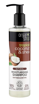 Organic Shop Hydratační šampon Kokos & máslovníku 280 ml