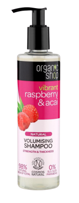 Organic Shop Šampon pro objem Malina & Acai 280ml